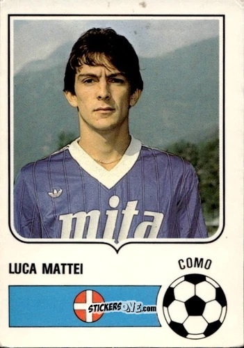 Sticker Luca Mattei - Forza Goal 1985-1986
 n. COM3 - Perfetti
