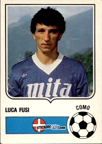 Sticker Luca Fusi - Forza Goal 1985-1986
 n. COM8 - Perfetti