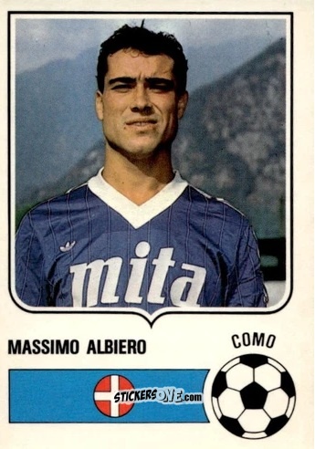 Sticker Massimo Albiero - Forza Goal 1985-1986
 n. COM11 - Perfetti