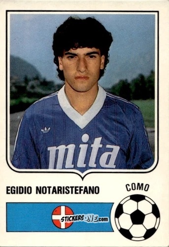 Sticker Egidio Notaristefano - Forza Goal 1985-1986
 n. COM16 - Perfetti