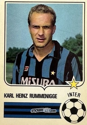 Sticker Karl Heinz Rummenigge - Forza Goal 1985-1986
 n. INT16 - Perfetti