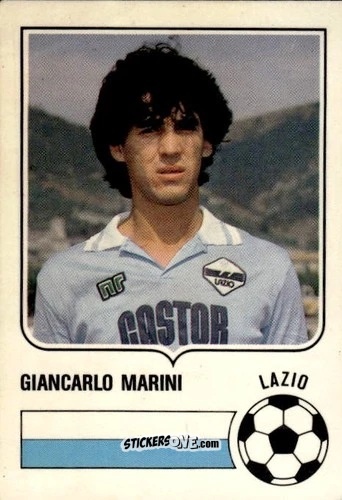 Sticker Giancarlo Marini - Forza Goal 1985-1986
 n. LAZ16 - Perfetti