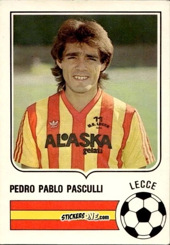Cromo Pedro Pablo Pasculli - Forza Goal 1985-1986
 n. LEC8 - Perfetti