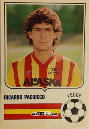 Sticker Riccardo Paciocco - Forza Goal 1985-1986
 n. LEC10 - Perfetti