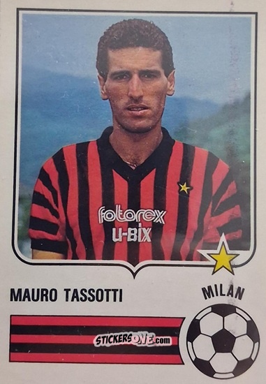 Sticker Mauro Tassotti - Forza Goal 1985-1986
 n. MIL5 - Perfetti