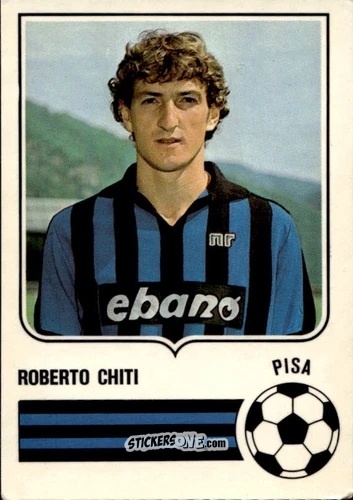 Sticker Roberto Chiti - Forza Goal 1985-1986
 n. PIS5 - Perfetti
