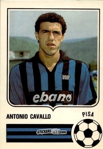 Sticker Antonio Cavallo - Forza Goal 1985-1986
 n. PIS14 - Perfetti