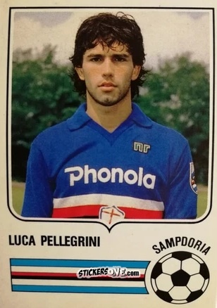 Sticker Luca Pellegrini - Forza Goal 1985-1986
 n. SAMP5 - Perfetti