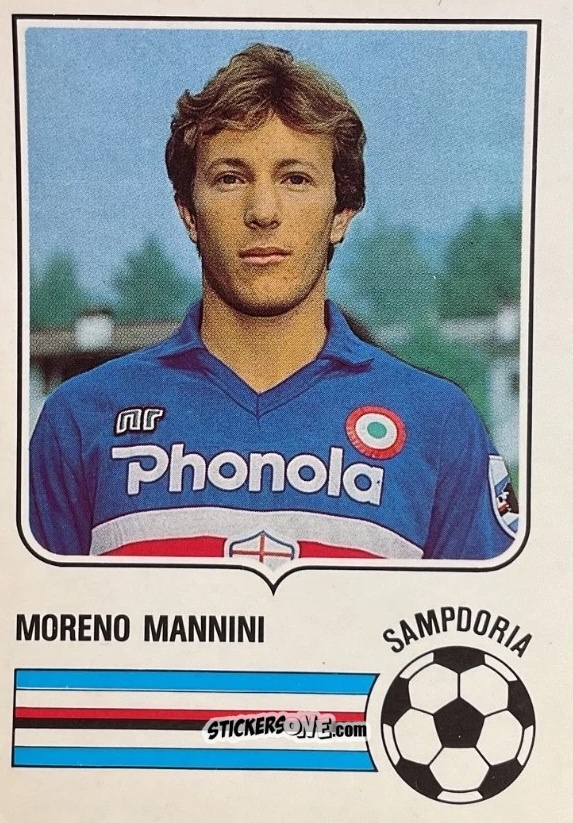 Sticker Moreno Mannini - Forza Goal 1985-1986
 n. SAMP10 - Perfetti