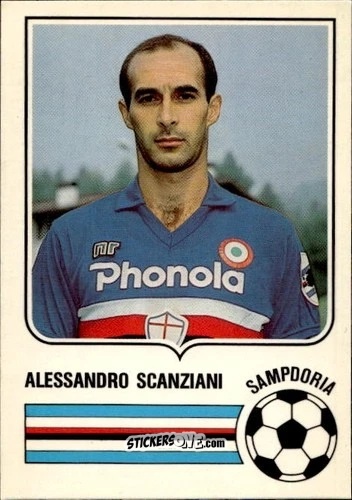 Sticker Alessandro Scanziani - Forza Goal 1985-1986
 n. SAMP14 - Perfetti