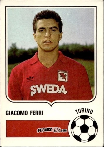 Sticker Giacomo Ferri - Forza Goal 1985-1986
 n. TOR14 - Perfetti