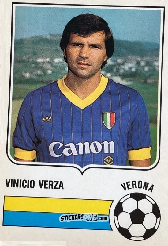 Sticker Vinicio Verza - Forza Goal 1985-1986
 n. VER6 - Perfetti