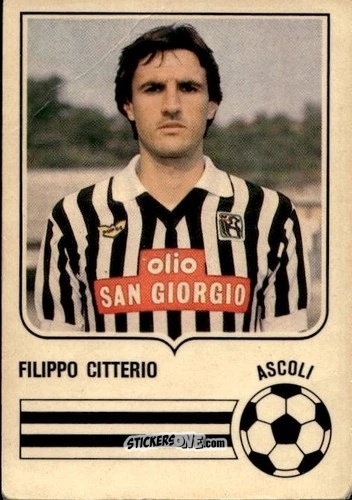 Cromo Filippo Citterio - Forza Goal 1984-1985
 n. ASC4 - Perfetti
