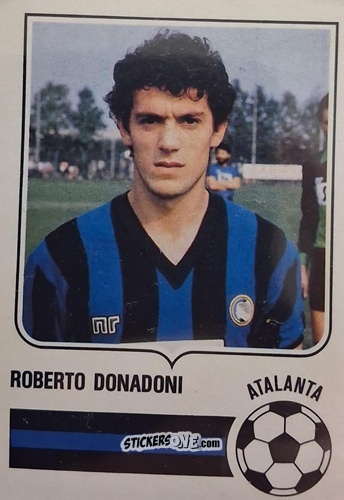 Sticker Roberto Donadoni - Forza Goal 1984-1985
 n. ATA11 - Perfetti