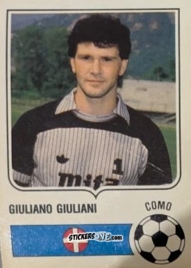 Sticker Giuliano Giuliani - Forza Goal 1984-1985
 n. COM3 - Perfetti