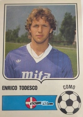Sticker Enrico Tedesco - Forza Goal 1984-1985
 n. COM12 - Perfetti