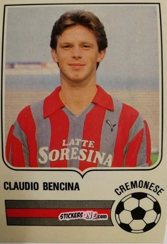 Figurina Claudio Bencina - Forza Goal 1984-1985
 n. CRE15 - Perfetti