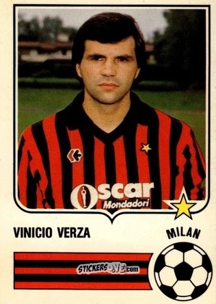 Sticker Vinicio Verza - Forza Goal 1984-1985
 n. MIL11 - Perfetti