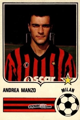 Sticker Andrea Manzo - Forza Goal 1984-1985
 n. MIL14 - Perfetti