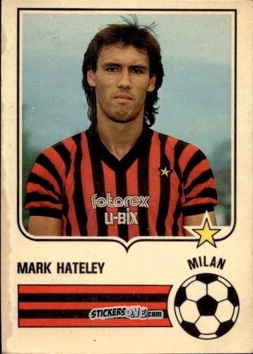 Sticker Mark Hateley - Forza Goal 1984-1985
 n. MIL18_2 - Perfetti