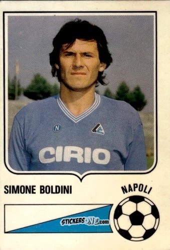 Sticker Simone Boldini - Forza Goal 1984-1985
 n. NAP5 - Perfetti