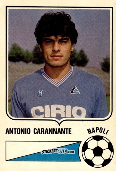 Sticker Antonio Carannante - Forza Goal 1984-1985
 n. NAP8 - Perfetti