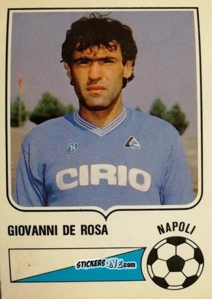 Sticker Giovanni De Rosa - Forza Goal 1984-1985
 n. NAP17 - Perfetti