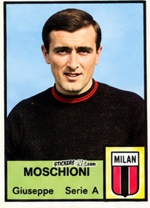 Sticker Giuseppe Moschioni - Tutti i Calciatori 1964-65
 n. 112 - MIRA