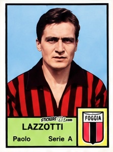 Sticker Paolo Lazzotti - Tutti i Calciatori 1964-65
 n. 118 - MIRA