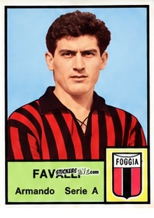 Sticker Armando Favalli - Tutti i Calciatori 1964-65
 n. 120 - MIRA