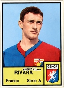 Sticker Franco Rivara - Tutti i Calciatori 1964-65
 n. 138 - MIRA