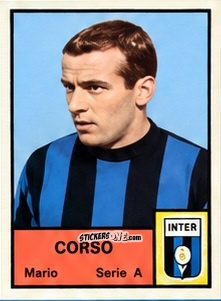 Cromo Mario Corso - Tutti i Calciatori 1964-65
 n. 164 - MIRA