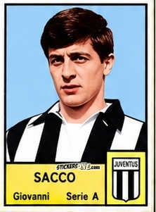 Figurina Giovanni Sacco - Tutti i Calciatori 1964-65
 n. 187 - MIRA