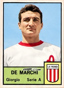 Cromo Giorgio De Marchi - Tutti i Calciatori 1964-65
 n. 200 - MIRA
