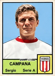 Cromo Sergio Campana - Tutti i Calciatori 1964-65
 n. 208 - MIRA