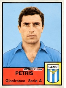 Cromo Gianfranco Petris - Tutti i Calciatori 1964-65
 n. 232 - MIRA