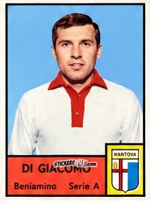 Sticker Beniamino Di Giacomo - Tutti i Calciatori 1964-65
 n. 254 - MIRA
