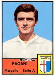 Figurina Marcello Pagani - Tutti i Calciatori 1964-65
 n. 257 - MIRA