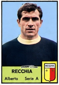 Cromo Alberto Recchia - Tutti i Calciatori 1964-65
 n. 266 - MIRA