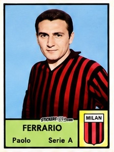 Figurina Paolo Ferrario - Tutti i Calciatori 1964-65
 n. 296 - MIRA