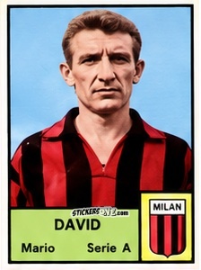 Figurina Mario David - Tutti i Calciatori 1964-65
 n. 301 - MIRA