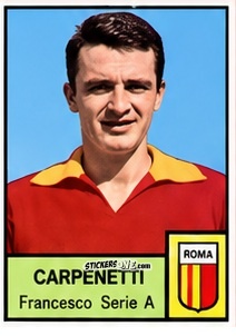 Figurina Francesco Carpenetti - Tutti i Calciatori 1964-65
 n. 321 - MIRA
