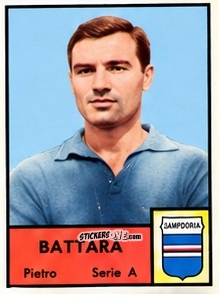 Figurina Pietro Battara - Tutti i Calciatori 1964-65
 n. 342 - MIRA