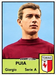 Figurina Giorgio Puia - Tutti i Calciatori 1964-65
 n. 357 - MIRA