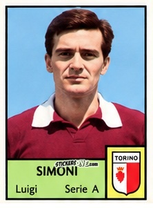Figurina Luigi Simoni - Tutti i Calciatori 1964-65
 n. 361 - MIRA