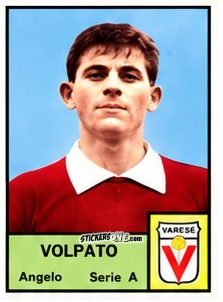 Sticker Angelo Volpato - Tutti i Calciatori 1964-65
 n. 389 - MIRA