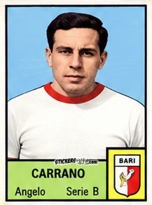 Sticker Angelo Carrano - Tutti i Calciatori 1964-65
 n. 408 - MIRA