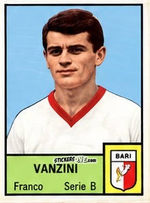 Sticker Franco Vanzini - Tutti i Calciatori 1964-65
 n. 414 - MIRA