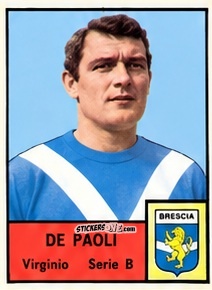 Figurina Virginio De Paoli - Tutti i Calciatori 1964-65
 n. 424 - MIRA