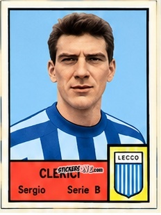 Sticker Sergio Clerici - Tutti i Calciatori 1964-65
 n. 449 - MIRA